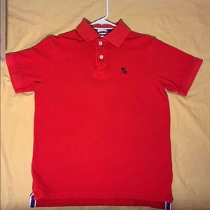 abercrombie and fitch Red Polo size XL